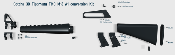 Tippmann TMC zu M16 A-1 conversion Kit