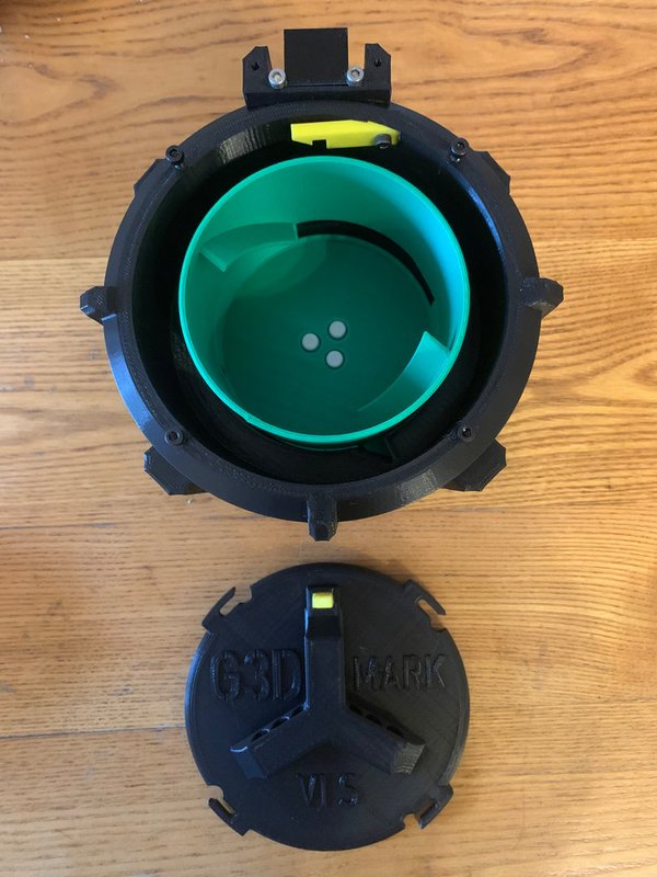 G3D Drummag Mark VI S WITHOUT Mag adaptor black 60 round balls